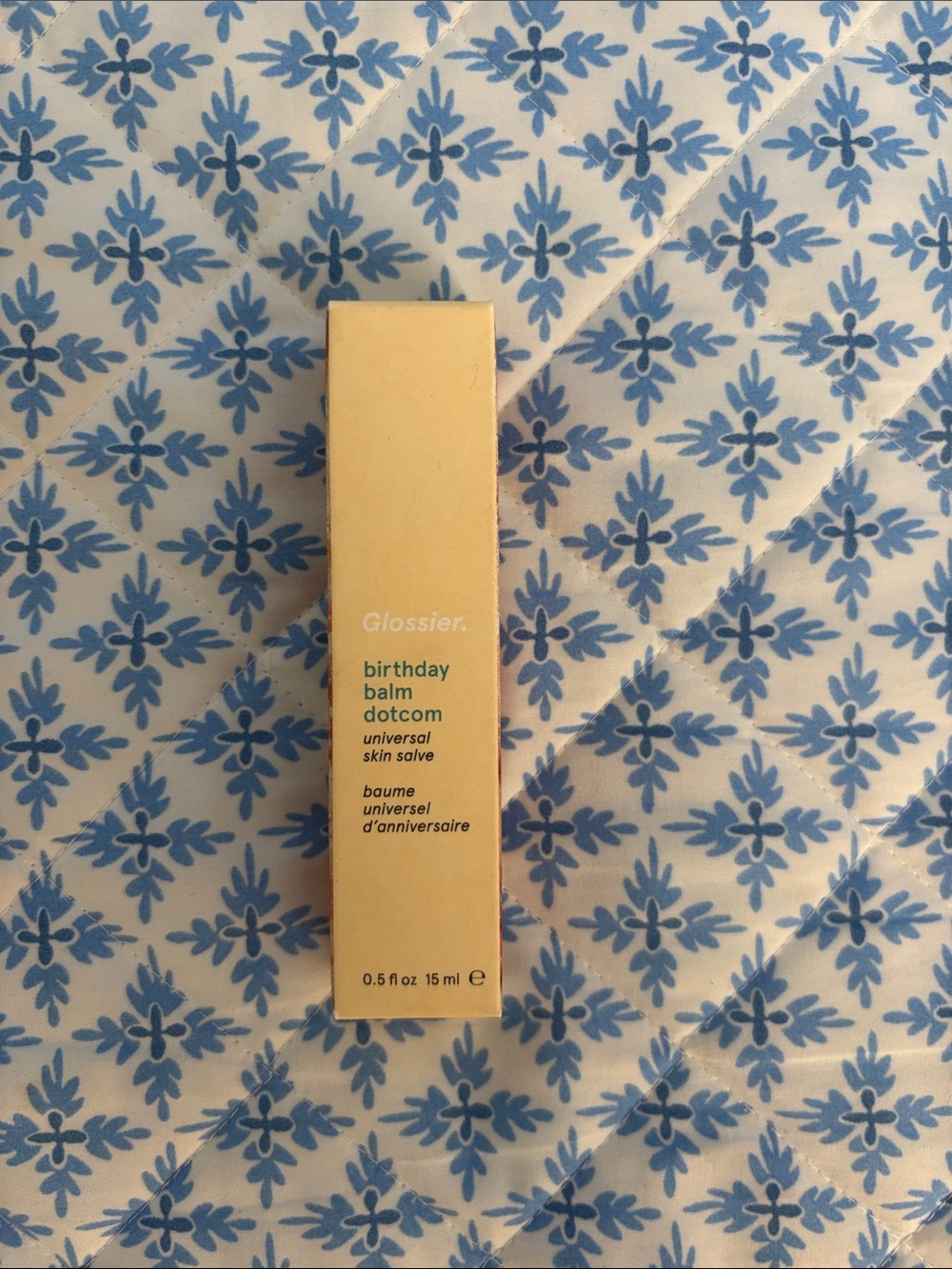 Glossier Birthday Balm Dotcom - Yellow Box